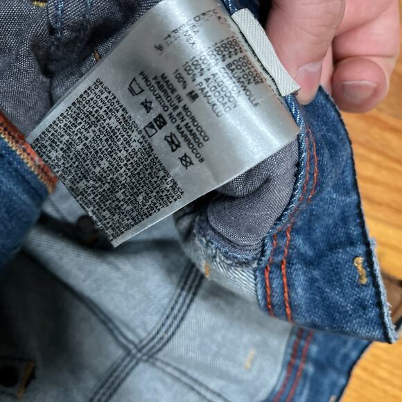 Diesel Jeans Krooley Regular Slim-Carrot Blue Fade Distress 31x30 (28 Tag) 0806P - Picture 9 of 10